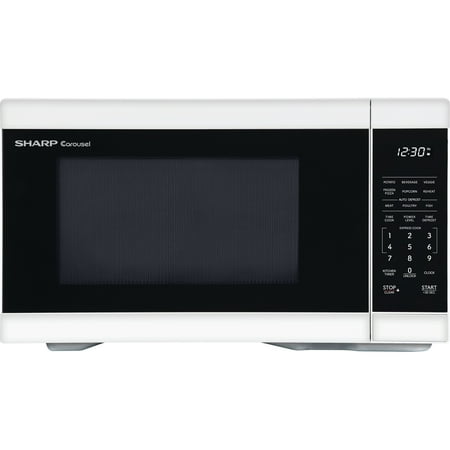 Sharp - 1.1 cu. ft. 1000W Countertop Microwave - White