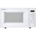 thumbnail image 1 of Sharp 1.1 Cu Ft Microwave, White, 1 of 6