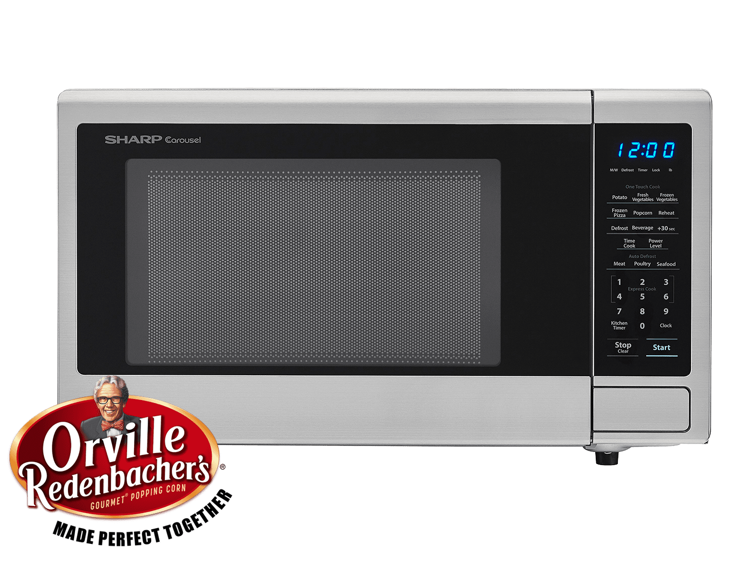 Sharp 1.1 ZSMC1132CS Cu Ft Microwave, Stainless Steel
