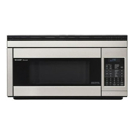 Sharp 1.1 cu ft Over the Range Convection Microwave with Sensor Cooking, Stainless Steel