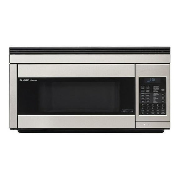 Sharp 1.1 cu ft Over the Range Convection Microwave with Sensor Cooking, Stainless Steel