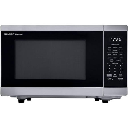 Sharp - Countertop Microwave - Silver