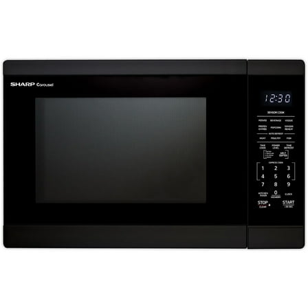 Sharp 1.4-Cu. Ft. Countertop Microwave Oven in Black