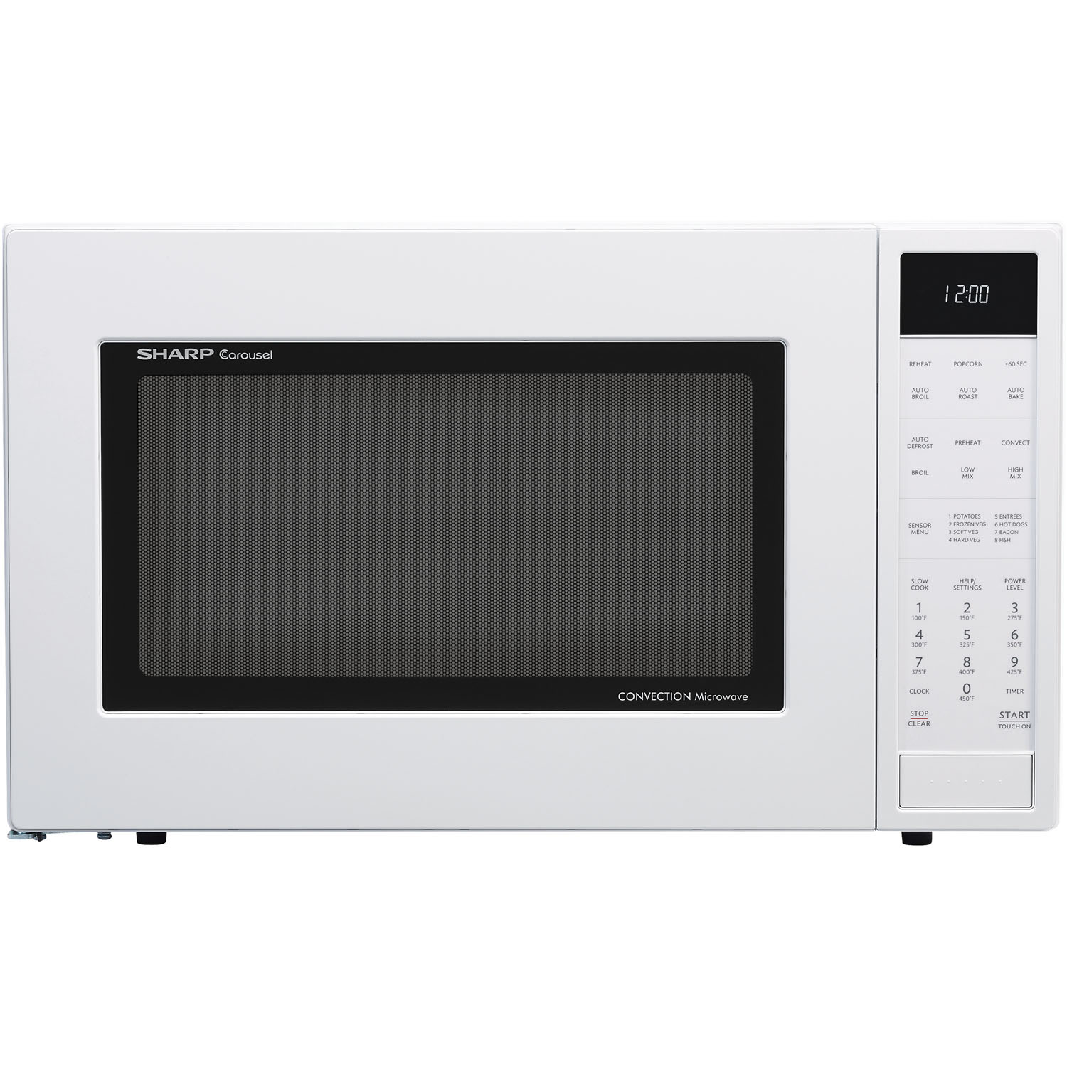 Sharp 1.5 Cu. Ft. 900W Convection Microwave Oven, White - image 1 of 6