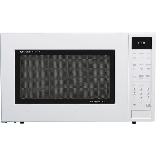 Sharp 1.5 Cu. Ft. 900W Convection Microwave Oven, White