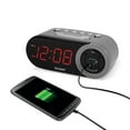 thumbnail image 1 of Sharp 1" LED Alarm Clock with USB, 1 of 1