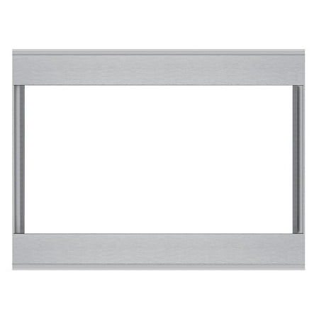 Sharp - 27-in. Built-In Microwave Trim Kit for the SMC2266HS - Silver