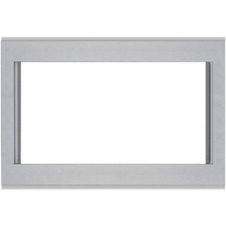 Sharp - 30 in. Built-In Microwave Trim Kit for SMC2266HS - Silver