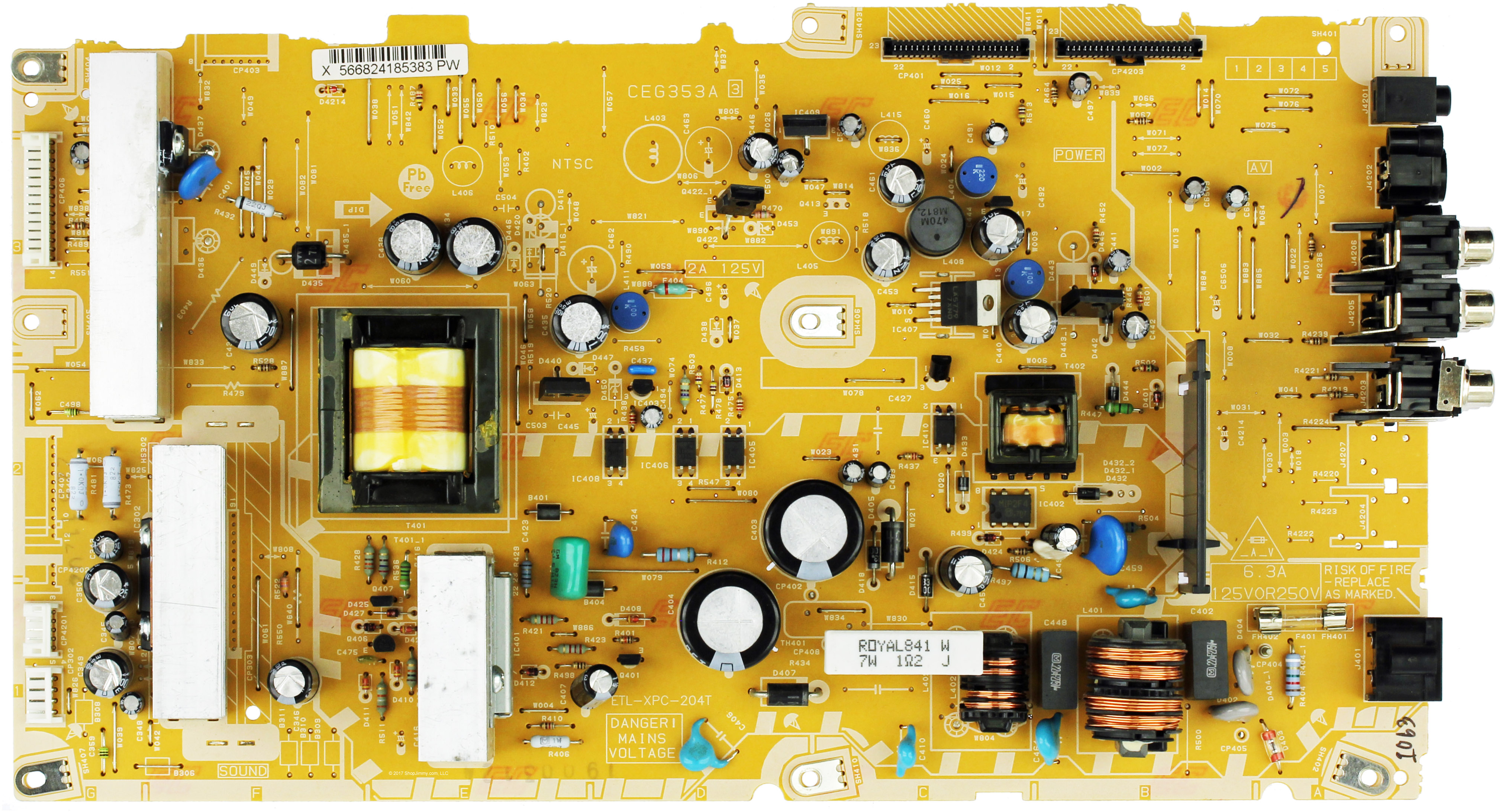 Sharp 9JDA36T01A240 (CEG353A, ETL-XPC-204T) Power Supply Unit - Walmart.com