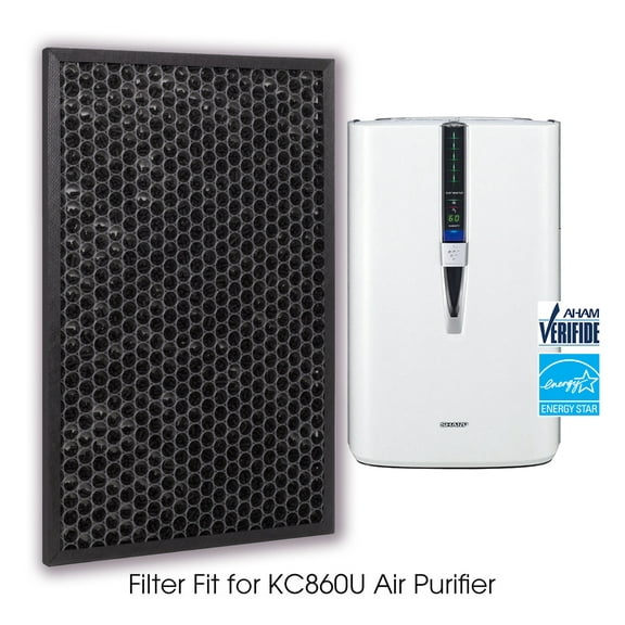 Sharp Active Carbon KC860U Replacement Filter (FZC150DFU)