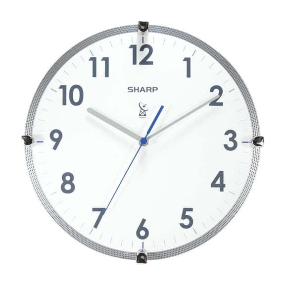 Ashton Sutton Sharp SPC876 Atomic Wall Clock