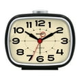 thumbnail image 1 of Sharp Battery Powered Alarm Clock, Retro Battery Operated Alarm Clock for Bedrooms, Office, Travel -  Super Quiet with No Ticking, Snooze alarm, Beep Sounds, Gentle Wake, Simple to Use, 1 of 6