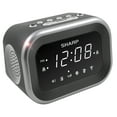 Sharp Big Bang Super Loud Alarm Clock, 6 Extremely Loud, Silver/Black