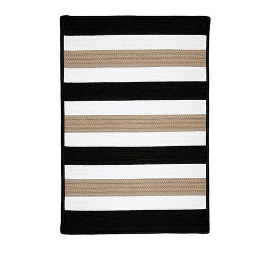 Sharp Black 4 ft. x 6 ft. Rug