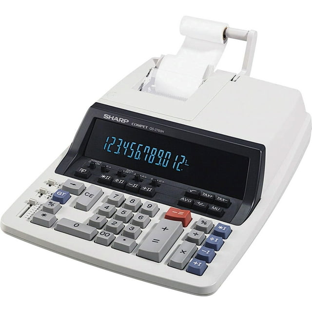 Sharp QS2760H Professional HeavyDuty 12Digit Printing Calculator
