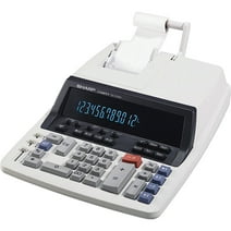 Sharp Calculators, SHRQS2760H, QS-2760H 12-Digit Professional Heavy-Duty Commercial Printing Calculator, 1 Each, Off White,Gray