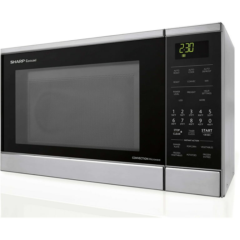 Sharp® Carousel® 0.9 Cu. Ft. Stainless Steel Countertop Microwave