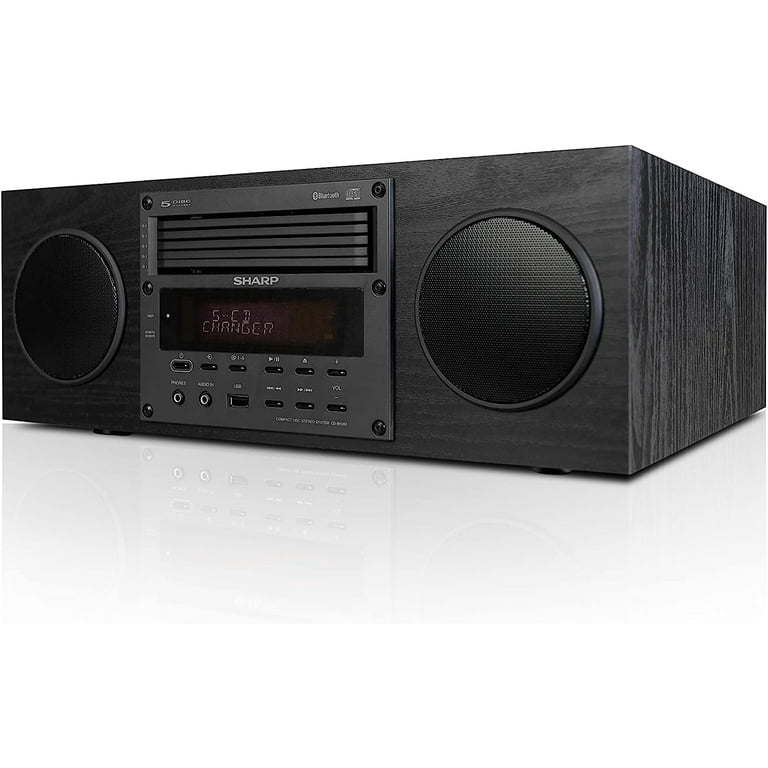 みのしま　SHARP Mini System Sharp Compact Micro Audio Component System, 5-CD Player, Bluetooth