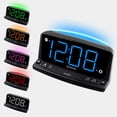 thumbnail image 1 of Sharp Digital Alarm Clock, Nightlight with 6 Selectable Colors- Easy to See Large Jumbo Numbers, 1 of 8