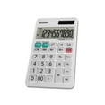 thumbnail image 1 of Sharp EL-377WB 10-Digit Display Handheld Calculator Battery Powered, White, 1 of 20