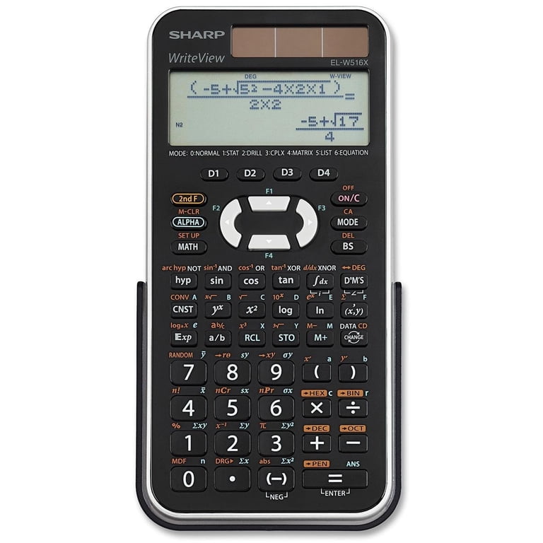Sharp EL-W516XBSL Scientific Calculator, Black - Walmart.com
