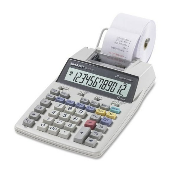 Sharp El1750v Printing Calc W/ Calendar