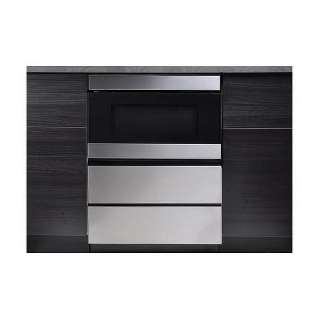 Sharp Gray 24 in. Under the Counter Microwave 1.2 cu. ft Drawer Oven