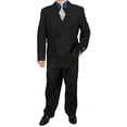 thumbnail image 1 of Sharp Hand Tailored 2pc Men Double Breasted Dress Suit w/1 Pair of Socks, 1 of 5