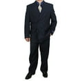 thumbnail image 1 of Sharp Hand Tailored 2pc Men Double Breasted Dress Suit w/1 Pair of Socks, 1 of 5