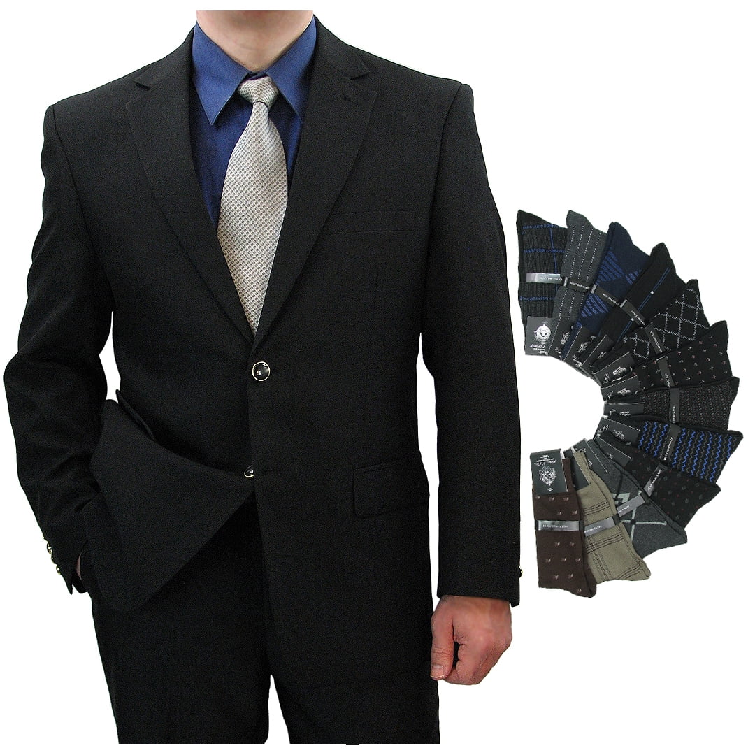 Sharp Hand Tailored Men 2B Dress Blazer w/1 Pair of Socks