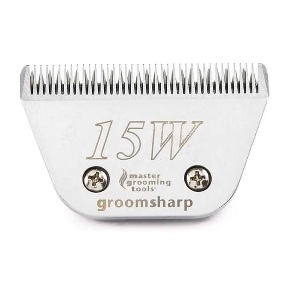 Sharp Japanese Steel Wide Dog Cat Grooming Blades 8 Sizes or Groomer's Set of 4 (15 WIDE)