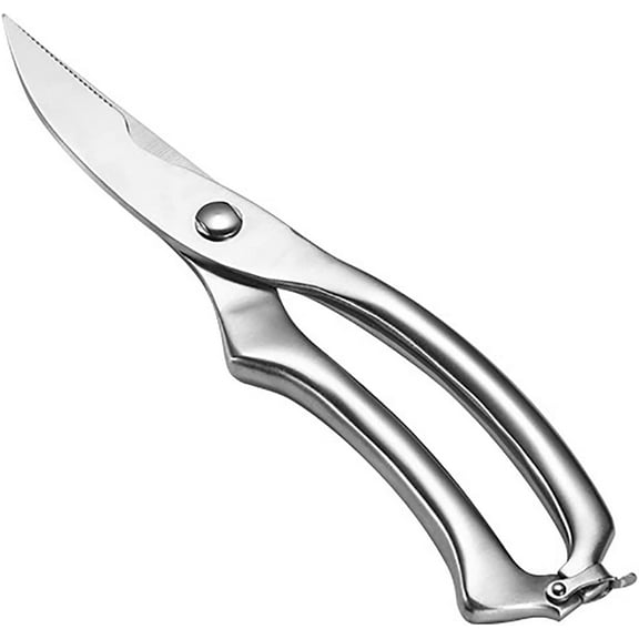 Sharp Kitchen Poultry Shears, Casewin Heavy Duty Multi Purpose Kitchen Shear Professional Stainless Steel Scissors Cut Turkey Chicken Poultry Fish Meat Vegetables