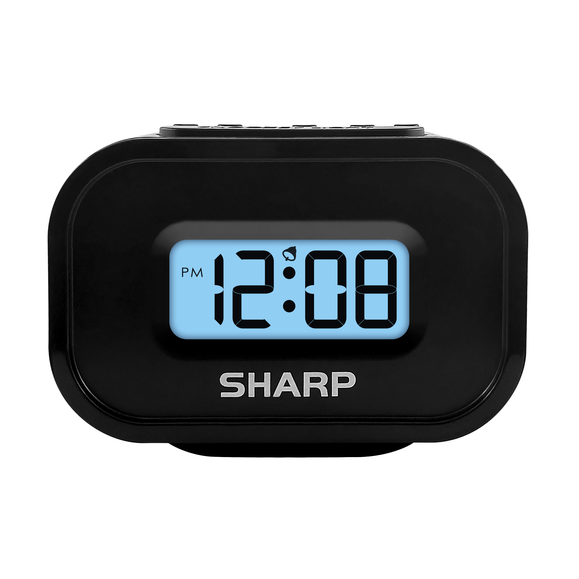 Sharp Digital Alarm Clock with 2 FastCharge USB ports, SPC189