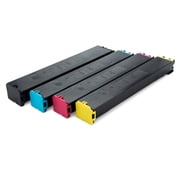 Sharp MX-4051 Toner Cartridge Set 4-Pack / CMYK Black Yield 40k; Color Yield 24k Compatible with Sharp MX4051 Printers