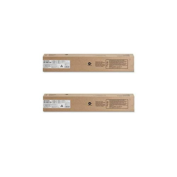 Sharp MX60NTBA, MX61NTBA OEM Toner Cartridge 2 Pack, 40000 Page-Yield Per Ctg, Black