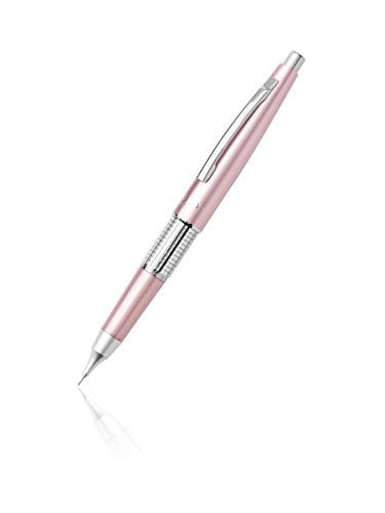 Pentel Sharp Kerry Mechanical Pencil, 0.50 mm, Metallic Pink Barrel, with Lead Refills and Erasers (Bundle)