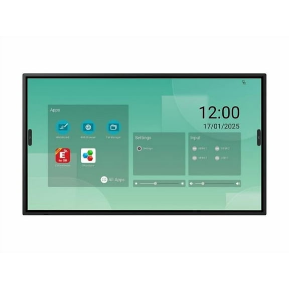 Sharp AQUOS BOARD PN-LM551 - 55" Diagonal Class (54.6" viewable) LED-backlit LCD display - digital signage - 4K UHD (2160p) 3840 x 2160 - direct-lit LED - black