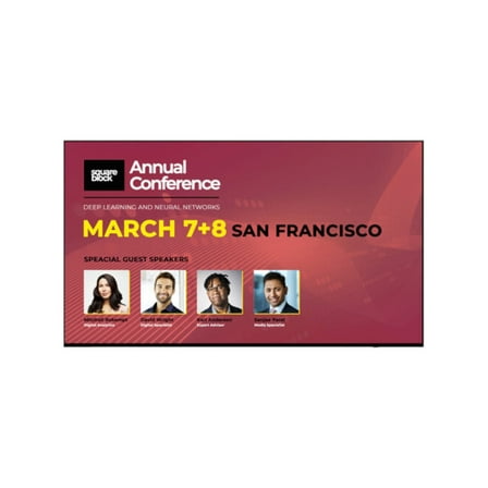 Sharp NEC Display AQUOS 75'' Digital Signage Display Model 4P-B75EJ2U