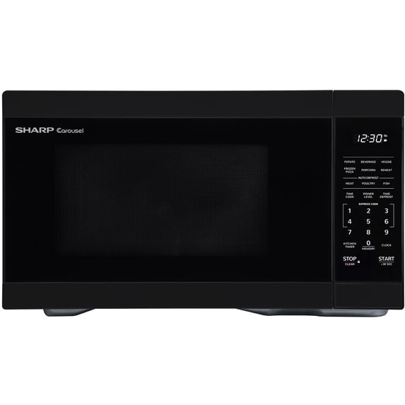 Sharp New 1.1 CF Countertop Microwave Oven, Orville Redenbacher's Certified, ZSMC1161KB