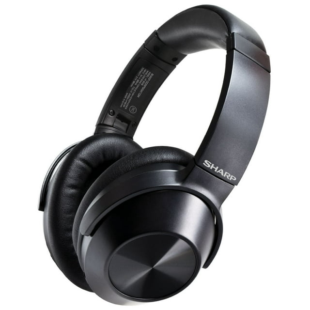 Sharp Noise Cancelling Bluetooth Headphones Wireless Over Ear