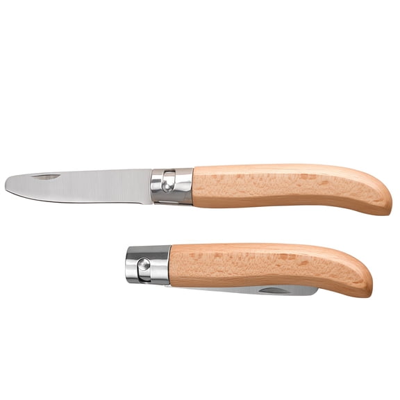 Sharp Outdoor Crafting Knife With Gloves, Compact Folding Design For Ease