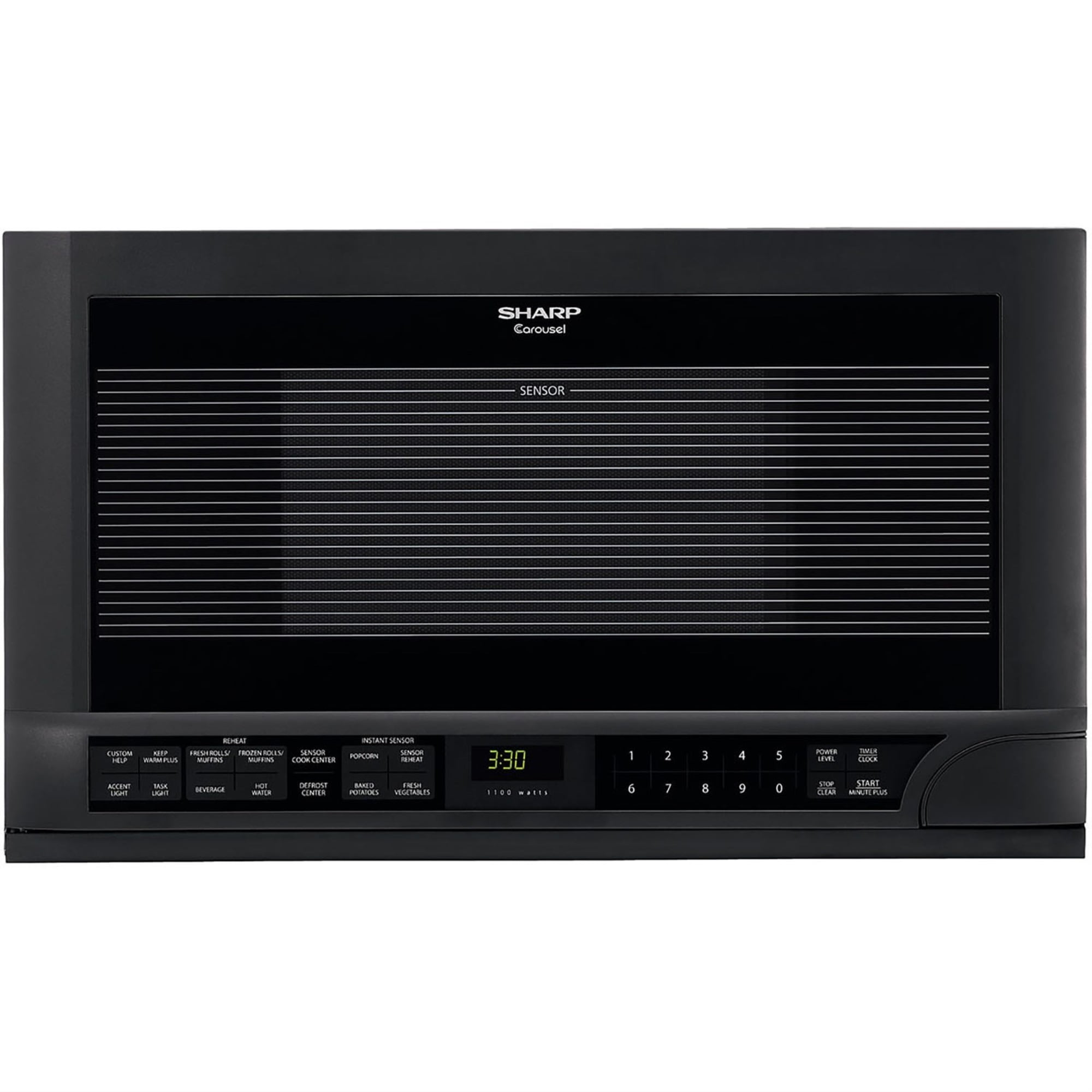 Sharp Over the Counter Microwave Oven (Black) Sansujyuku sansujyuku.com
