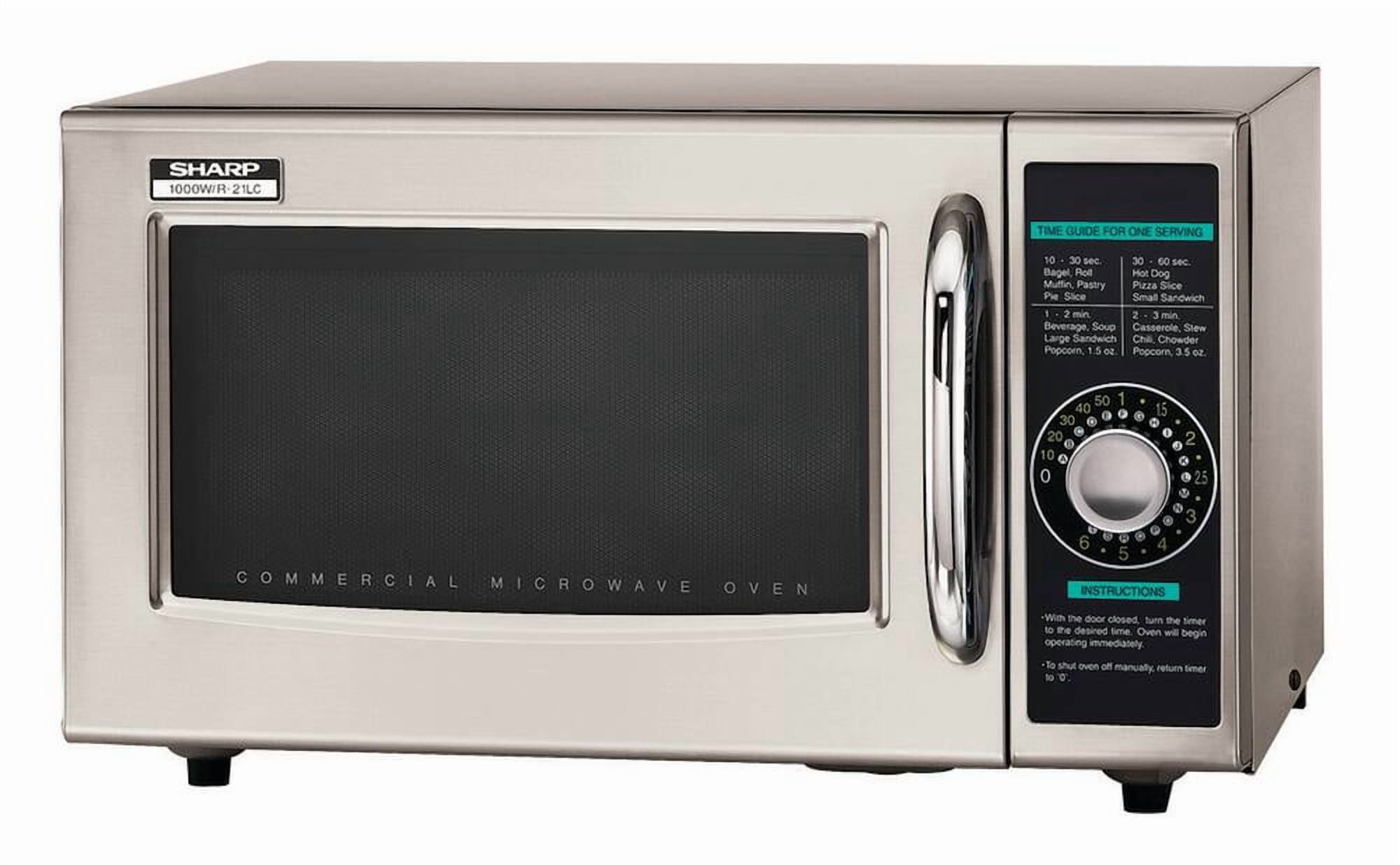 Sharp, Commercial Microwave, R-21LCFS 1000-Watts, Medium Duty