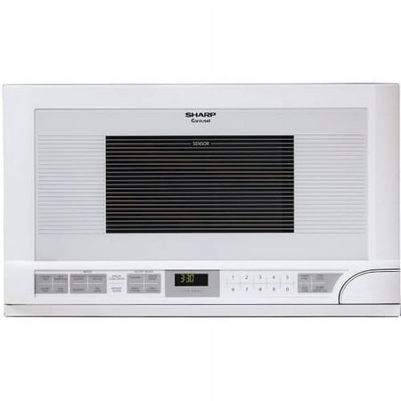Sharp - 1.5 Cu. Ft. Over-the-Counter Microwave - White