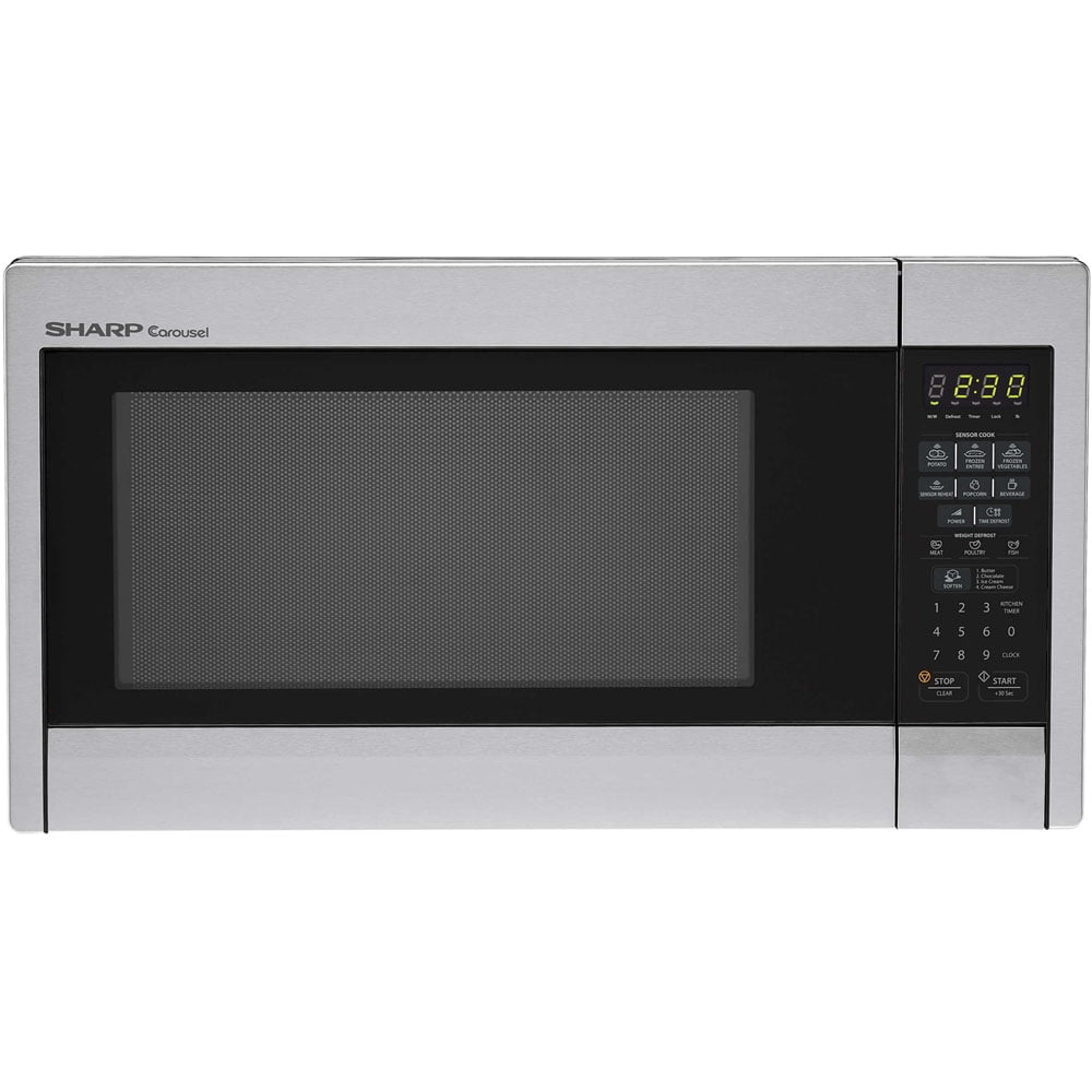 Sharp R451ZS Carousel Countertop Microwave Oven 1.3 cu. ft. 1000W