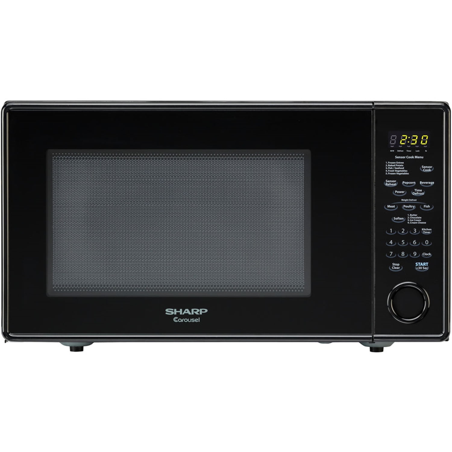 Sharp R559YK Carousel Countertop Microwave Oven 1.8 cu. ft. 1100W Black ...