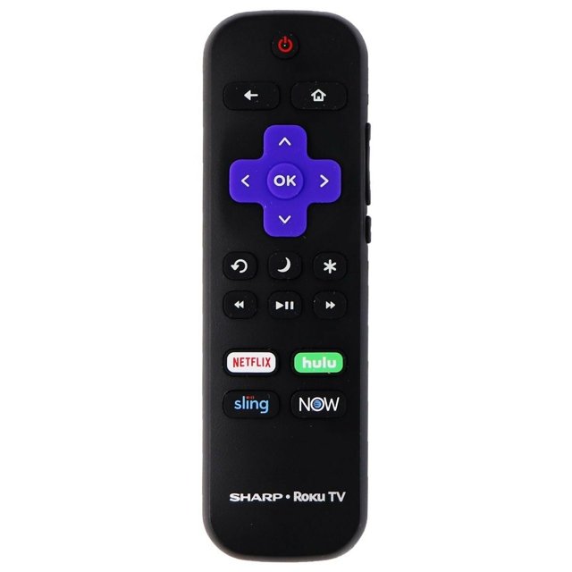 Sharp Roku LC-RCRUDUS-20 Original Smart TV Remote Control - Walmart.com