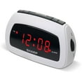 thumbnail image 1 of Sharp Rounded White Alarm Clock, 1 of 1