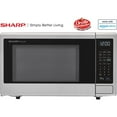 thumbnail image 1 of Sharp SMC1139FS 1.1 CF Smart Countertop Microwave Oven, Orville Redenbacher's Certified Steel, 1 of 10