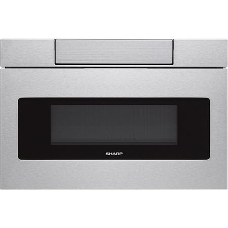 Sharp - 24" 1.2 Cu. Ft. Built-in Microwave Drawer - Stainless steel